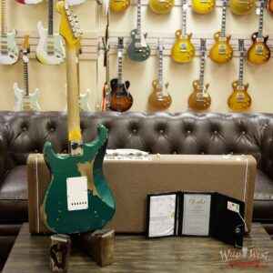 Fender Custom Shop 1963 Stratocaster AAA Rosewood Fingerboard Heavy Relic British Racing Green - Image 13