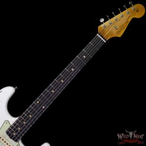 Fender Custom Shop 1963 Stratocaster Heavy Relic AAA Rosewood Fingerboard Olympic White - Image 8