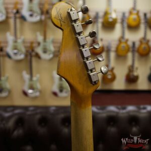 Fender Custom Shop 1963 Stratocaster Heavy Relic AAA Rosewood Fingerboard Vintage White - Image 9
