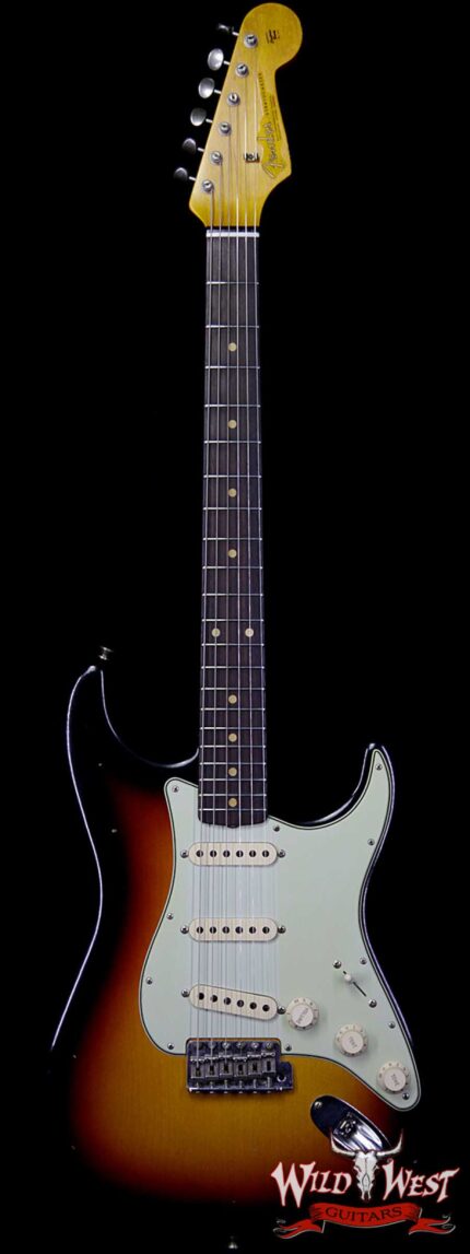Fender Custom Shop 1963 Stratocaster Journeyman Relic with Dirty Neck 3 Tone Sunburst