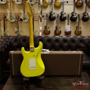 Fender Custom Shop Collection 1963 Stratocaster Relic Dark AAA Rosewood Fretboard Graffiti Yellow - Image 14