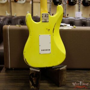 Fender Custom Shop Collection 1963 Stratocaster Relic Dark AAA Rosewood Fretboard Graffiti Yellow - Image 15