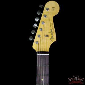 Fender Custom Shop 1963 Stratocaster Relic Rosewood Fretboard Surf Green - Image 8