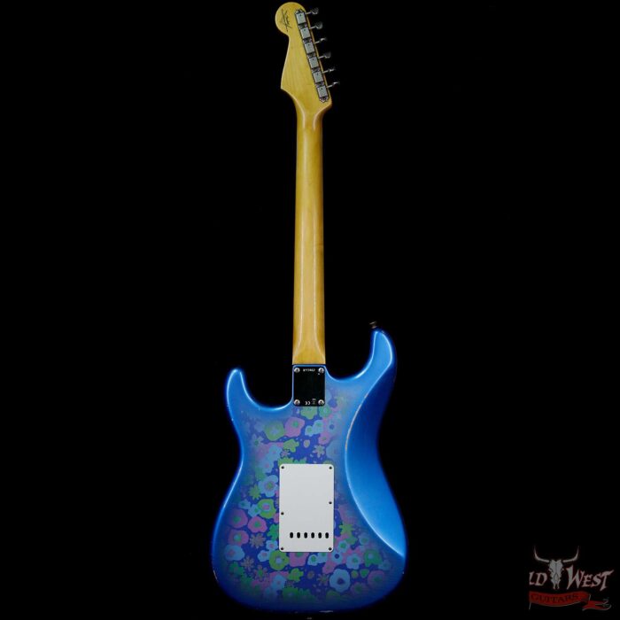 Fender Custom Shop 1963 Stratocaster Relic 63 Reissue AAA Rosewood Fingerboard Blue Flower - Image 5