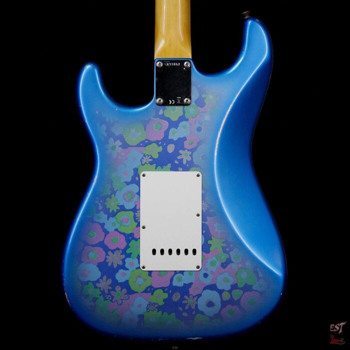 Fender Custom Shop 1963 Stratocaster Relic 63 Reissue AAA Rosewood Fingerboard Blue Flower - Image 6