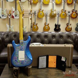 Fender Custom Shop 1963 Stratocaster Relic 63 Reissue AAA Rosewood Fingerboard Blue Flower - Image 14
