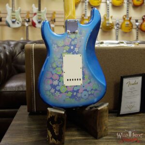Fender Custom Shop 1963 Stratocaster Relic 63 Reissue AAA Rosewood Fingerboard Blue Flower - Image 15