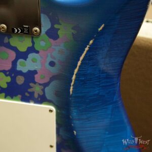Fender Custom Shop 1963 Stratocaster Relic 63 Reissue AAA Rosewood Fingerboard Blue Flower - Image 16