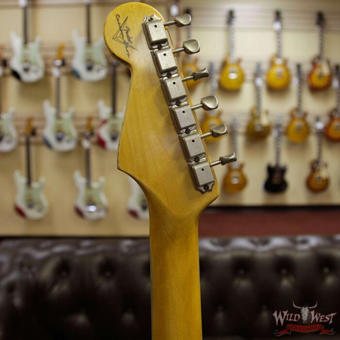 Fender Custom Shop 1963 Stratocaster Relic 63 Reissue AAA Rosewood Fingerboard Blue Flower - Image 9