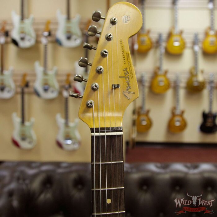 Fender Custom Shop 1963 Stratocaster Relic 63 Reissue AAA Rosewood Fingerboard Blue Flower - Image 7