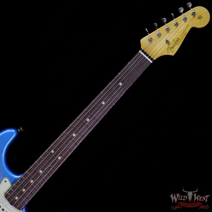 Fender Custom Shop 1963 Stratocaster Relic 63 Reissue AAA Rosewood Fingerboard Blue Flower - Image 8