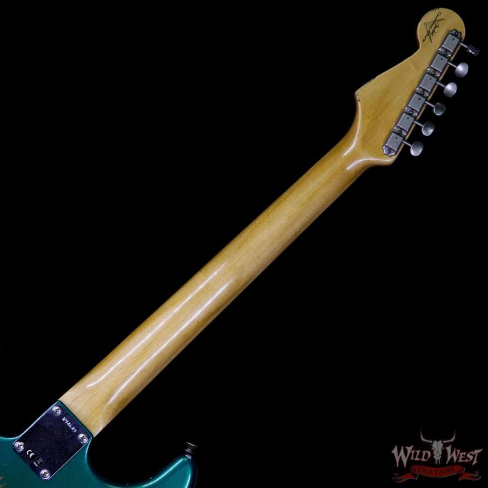 Fender Custom Shop 1963 Stratocaster Relic Rosewood Fingerboard British Racing Green - Image 11