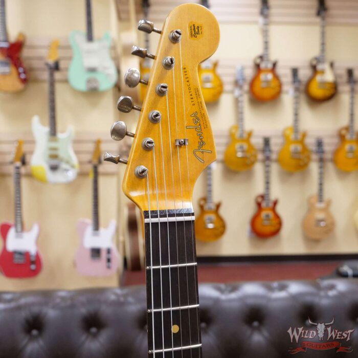 Fender Custom Shop 1963 Stratocaster Relic AAA Rosewood Board with Quartersawn Maple Neck Surf Green - Image 7