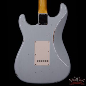 Fender Custom Shop 1963 Stratocaster Relic Rosewood Fretboard Sonic Blue - Image 7