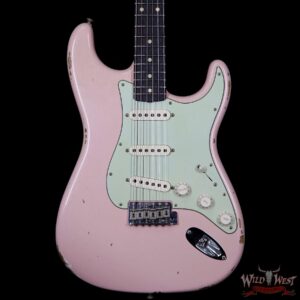 Fender Custom Shop 1963 Stratocaster Relic Rosewood Fretboard Shell Pink - Image 3