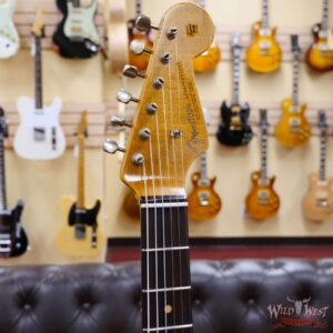 Fender Custom Shop 1963 Stratocaster Relic AAA Rosewood Board with Quartersawn Maple Neck Black - Image 7