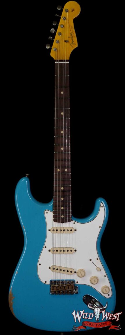Fender Custom Shop 1963 Stratocaster Relic AAA Rosewood Board with Quartersawn Maple Neck Taos Turquoise
