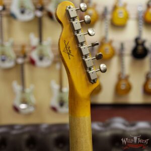 Fender Custom Shop 1963 Telecaster Heavy Relic AAA Rosewood Fingerboard Fiesta Red - Image 9