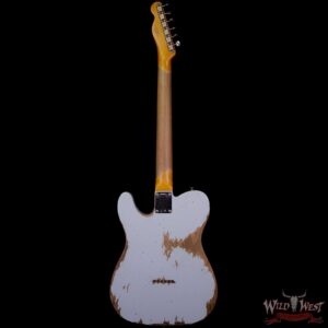 Fender Custom Shop 1963 Telecaster Heavy Relic AAA Rosewood Fingerboard Sonic Blue - Image 5