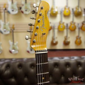 Fender Custom Shop 1963 Telecaster Heavy Relic AAA Rosewood Fingerboard Sonic Blue - Image 7