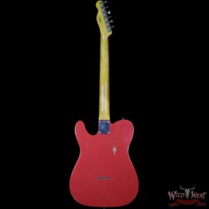 Fender Custom Shop 1963 Telecaster Relic Rosewood Fingerboard Fiesta Red - Image 6