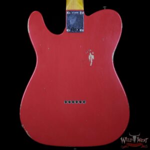 Fender Custom Shop 1963 Telecaster Relic Rosewood Fingerboard Fiesta Red - Image 7