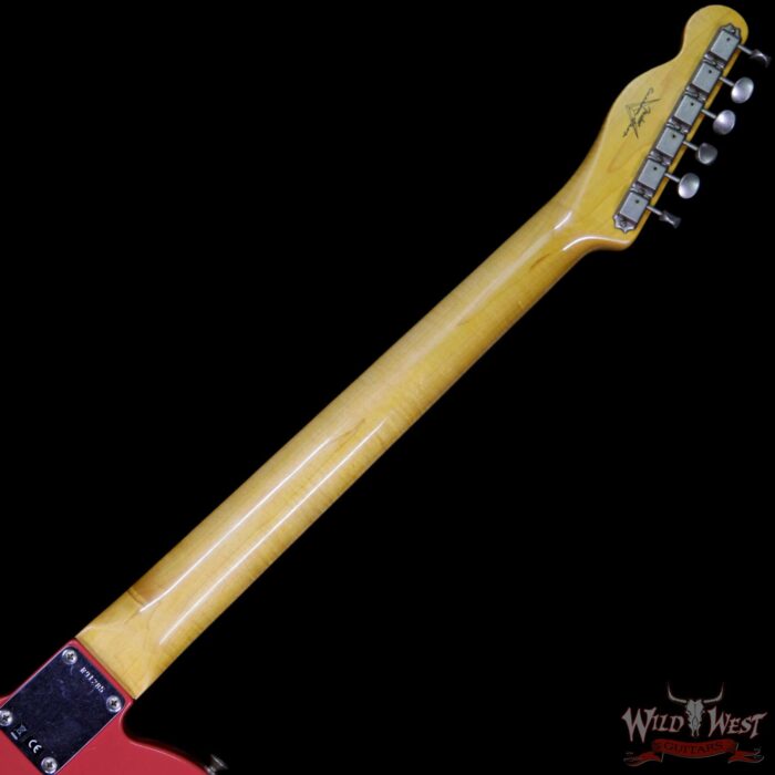 Fender Custom Shop 1963 Telecaster Relic Rosewood Fretboard Fiesta Red - Image 11