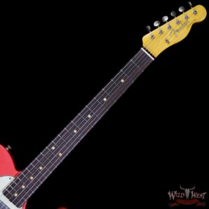 Fender Custom Shop 1963 Telecaster Relic Rosewood Fretboard Fiesta Red - Image 9