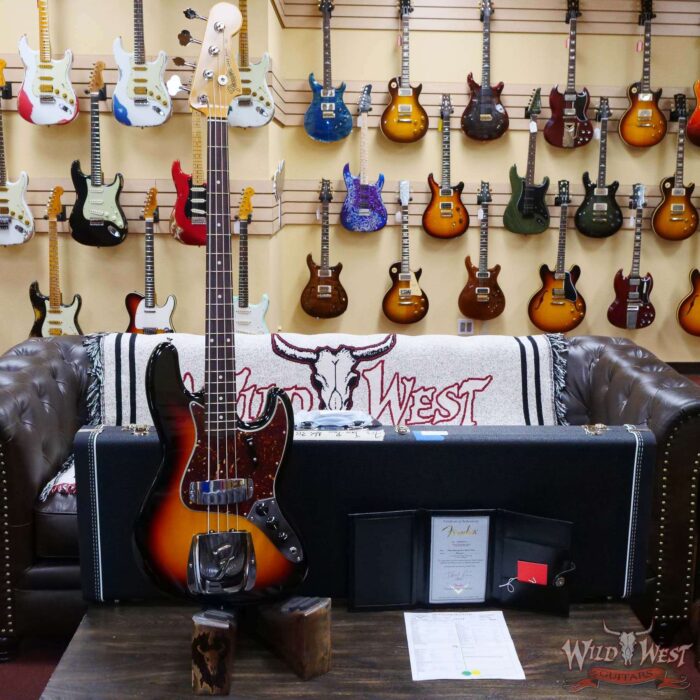 Fender Custom Shop Thin Skin 1964 Jazz Bass J-Bass Hand-Wound Pickups NOS 3 Tone Sunburst - Image 6