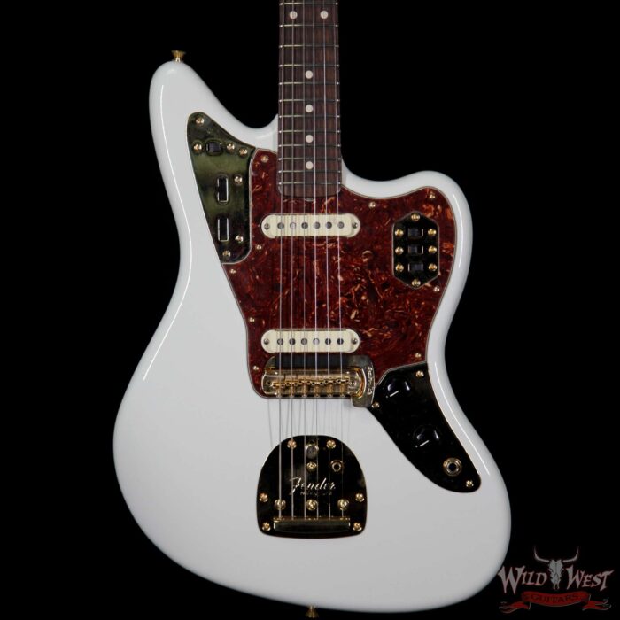 Fender Custom Shop 1966 Jaguar NOS Rosewood fretboard Olympic White - Image 3