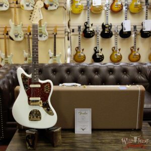 Fender Custom Shop 1966 Jaguar NOS Rosewood fretboard Olympic White - Image 12
