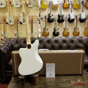 Fender Custom Shop 1966 Jaguar NOS Rosewood fretboard Olympic White - Image 14
