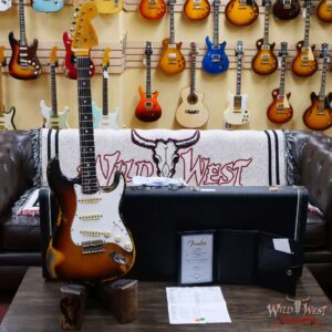Fender Custom Shop 1967 Stratocaster AAA Rosewood Fingerboard Hand-Wound Pickups Heavy Relic 3 Tone Sunburst - Image 6
