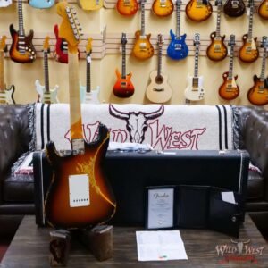 Fender Custom Shop 1967 Stratocaster AAA Rosewood Fingerboard Hand-Wound Pickups Heavy Relic 3 Tone Sunburst - Image 9