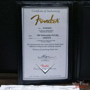 Fender Custom Shop 1967 Stratocaster AAA Rosewood Fingerboard Hand-Wound Pickups Heavy Relic 3 Tone Sunburst - Image 12