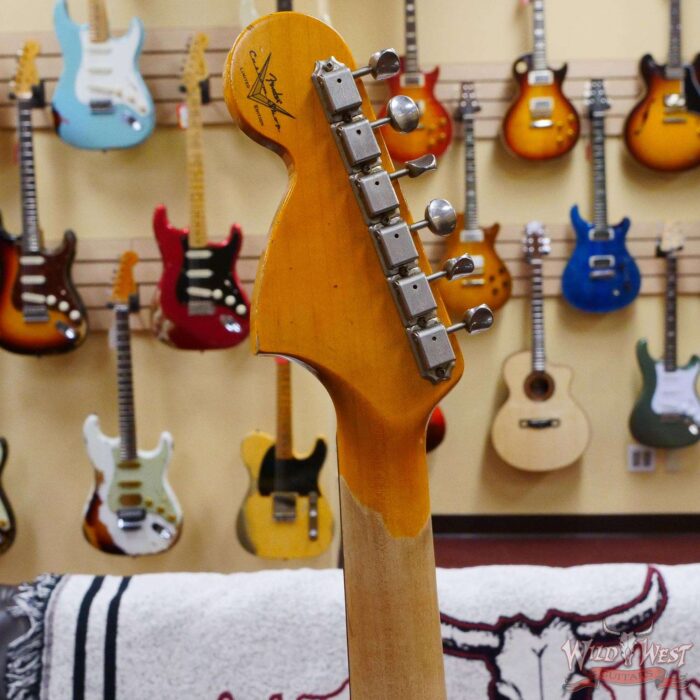 Fender Custom Shop Ash 1968 Stratocaster Quartersawn Maple Neck AAA Rosewood Slab Board Hand-Wound Pickups Relic 3 Tone Sunburst - Image 10