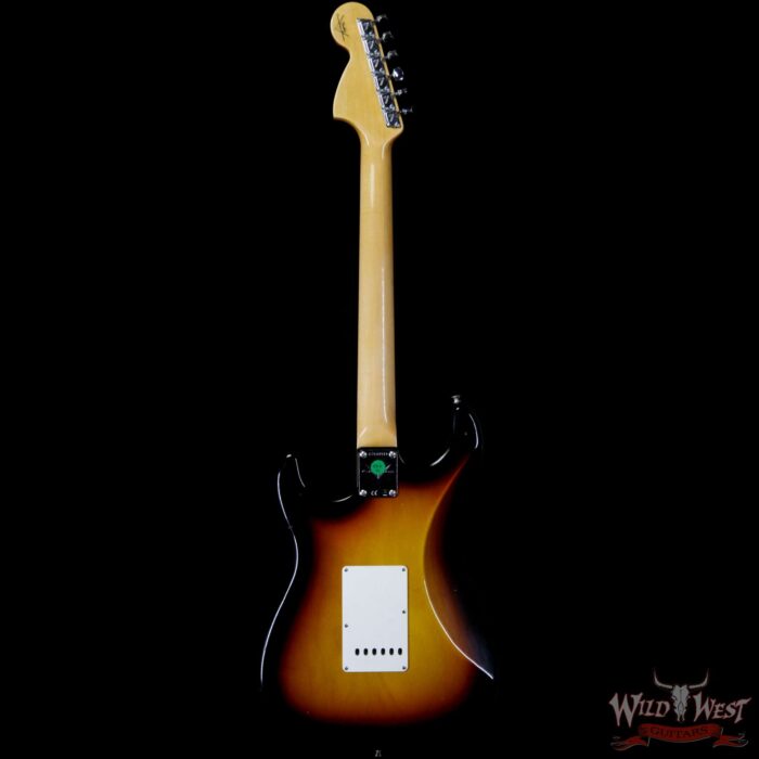 2020 NAMM Fender Custom Shop 1970 Stratocaster Jouneyman Relic Closet Classic Hardware Rosewood Board Faded 3 Tone Sunburst - Image 5