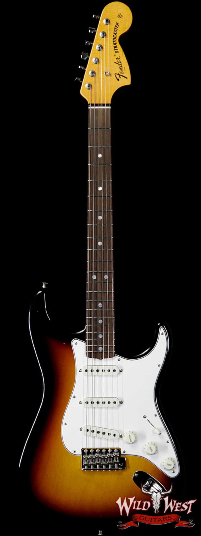 2020 NAMM Fender Custom Shop 1970 Stratocaster Jouneyman Relic Closet Classic Hardware Rosewood Board Faded 3 Tone Sunburst - Image 1