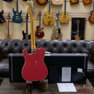 Fender Custom Shop 1972 Telecaster Deluxe Relic HH Quatersawn Maple Neck AAA Rosewood Board Fiesta Red - Image 10