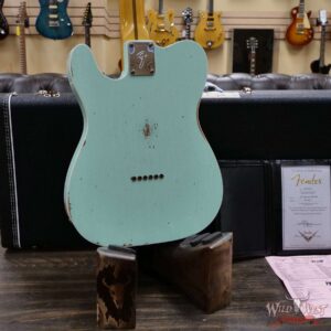 Fender Custom Shop 1972 Telecaster Deluxe Relic HH Quatersawn Maple Neck AAA Rosewood Board Surf Green - Image 11