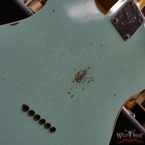 Fender Custom Shop 1972 Telecaster Deluxe Relic HH Quatersawn Maple Neck AAA Rosewood Board Surf Green - Image 12