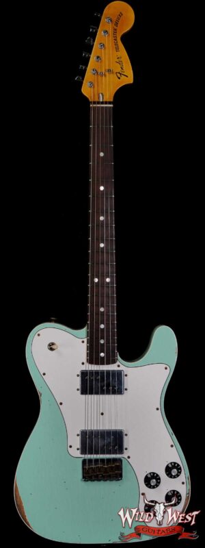 Fender Custom Shop 1972 Telecaster Deluxe Relic HH Quatersawn Maple Neck AAA Rosewood Board Surf Green