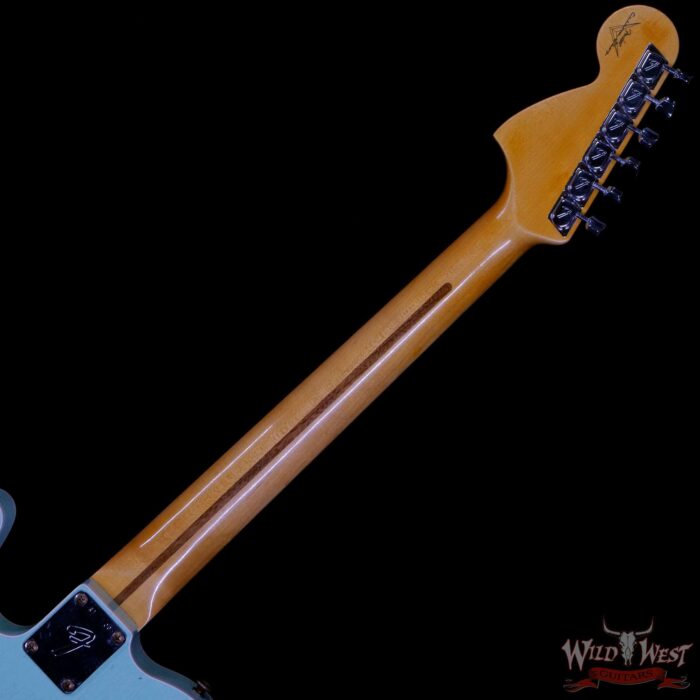 Fender Custom Shop 1972 Telecaster Deluxe Relic HH Quatersawn Maple Neck AAA Rosewood Board Surf Green - Image 5