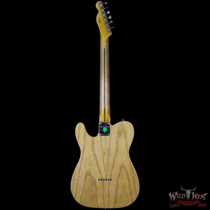 2018 NAMM Ltd Fender Custom Shop Blackguard Thinline Telecaster Relic Aged Natural - Image 5