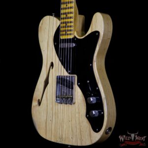2018 NAMM Ltd Fender Custom Shop Blackguard Thinline Telecaster Relic Aged Natural - Image 2