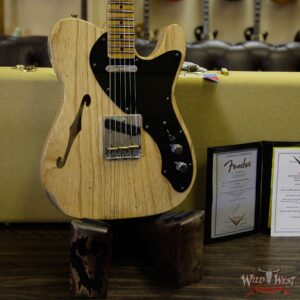 2018 NAMM Ltd Fender Custom Shop Blackguard Thinline Telecaster Relic Aged Natural - Image 12