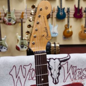 Fender Custom Shop Wild West Guitars 25th Anniversary 1960 Stratocaster Hardtail Madagascar Rosewood Fretboard Heavy Relic Vinatge White 6.90 LBS - Image 7