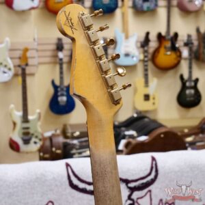 Fender Custom Shop Wild West Guitars 25th Anniversary 1960 Stratocaster Hardtail Madagascar Rosewood Fretboard Heavy Relic Black 7.20 LBS - Image 11