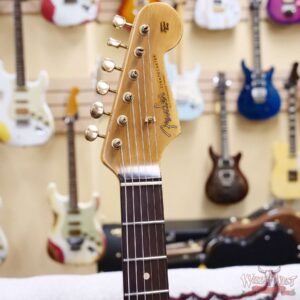 Fender Custom Shop Wild West Guitars 25th Anniversary 1960 Stratocaster Madagascar Rosewood Fretboard Heavy Relic Lake Placid Blue 7.65 LBS - Image 7