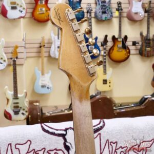 Fender Custom Shop Wild West Guitars 25th Anniversary 1960 Stratocaster Madagascar Rosewood Fretboard Heavy Relic Lake Placid Blue 7.60 LBS - Image 11